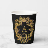 Gothic Glam | Papiergruppen | Schwarz Pappbecher (Rückseite)