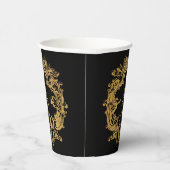 Gothic Glam | Papiergruppen | Schwarz Pappbecher (Rechts)