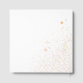 Gothic Glam Quince lila Gästebuch (Rückseite)