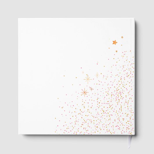 Gothic Glam Quince lila Gästebuch (Rückseite)