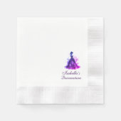 Gothic Glam Quince Serviette (Vorderseite)