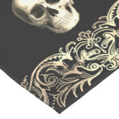 Gothic Glam Skull Personalisiert Mittelgroßer Tischläufer (Ecke)