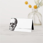 Gothic Glam Skull | PLATZKARTE | Food Card | weiß (Vorderseite)