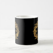 Gothic Glam | TASSE | Monogramm | Schwarz (Mittel)