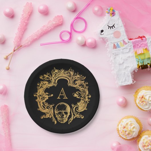 Gothic Glam | Teller aus Papier (Party)