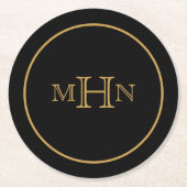 Gothic Glam | UNTERSETZER | Papier | Monogramm | S (Vorderseite)