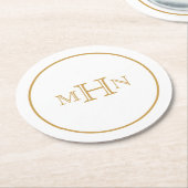 Gothic Glam | UNTERSETZER | Papier | Monogramm | w (Angewinkelt)
