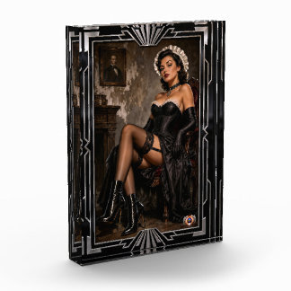 Gothic Glamour Studie und die Verführung von Thali Fotoblock