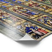 Gothic-Glasfenster drucken Fotodruck (Ecke)