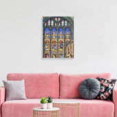 Gothic-Glasfenster drucken Leinwanddruck (Insitu (Wohnzimmer))