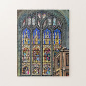 Gothic-Glasfenster drucken Puzzle (Vertikal)