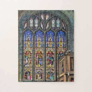 Gothic-Glasfenster drucken Puzzle
