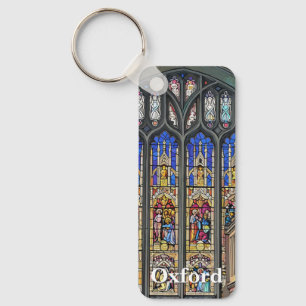 Gothic-Glasfenster drucken Schlüsselanhänger