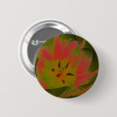 Gothic Gloomy Red Tulip Button (Vorne & Hinten)