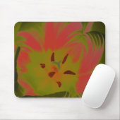Gothic Gloomy Red Tulip Mousepad (Mit Mouse)