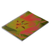 Gothic Gloomy Red Tulip Notebook Notizblock (Linke Seite)