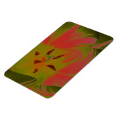 Gothic Gloomy Red Tulip Premium Magnet (Linke Seite)