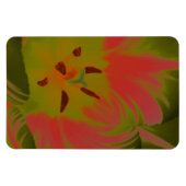 Gothic Gloomy Red Tulip Premium Magnet (Horizontal)
