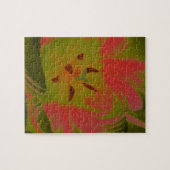 Gothic Gloomy Red Tulip Puzzle (Horizontal)
