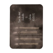 Gothic Glow Candle Light Rose Hochzeit Magnet (Vertikal)