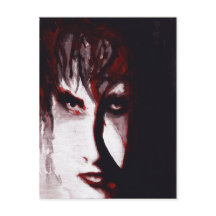 Gothic God Post Punk Goth Music Man Portrait Art