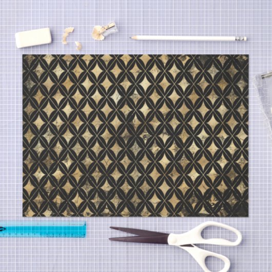 Gothic Gold Diamond Seidenpapier (Handwerk)