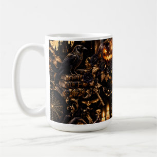 Gothic Gold Halloween Classic Tasse