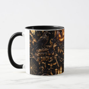 Gothic Gold Halloween Kombitasse Tasse