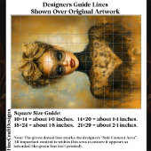 Gothic Gold Masquerade Woman, Mask ER2R Decoupage Seidenpapier