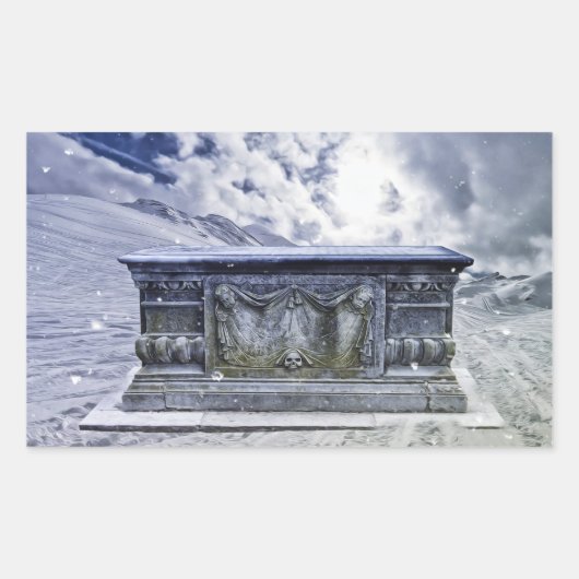 Gothic Grab Aufkleber (Vorderseite)