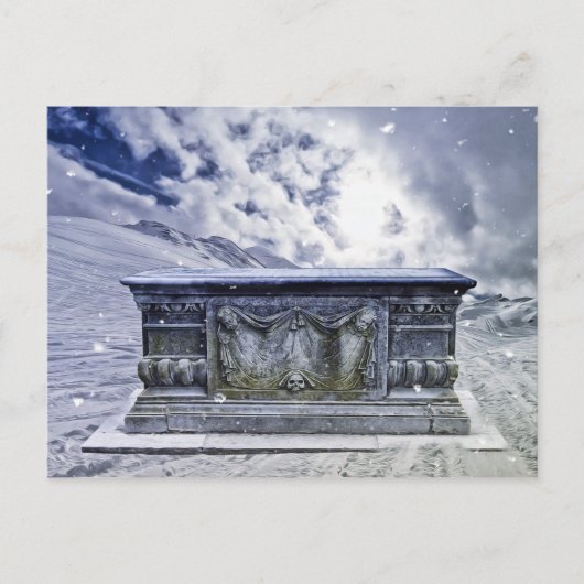 Gothic Grab Postcard Postkarte (Vorderseite)