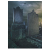 Gothic Graveyard Clipboard Klemmbrett (Rückseite)