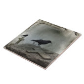 Gothic Graveyard Cros Fliese (Seite)