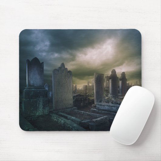 Gothic Graveyard Mouse Pad Mousepad (Mit Mouse)