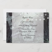 Gothic Graveyard Save the Date Einladung Hochzeit (Rückseite)