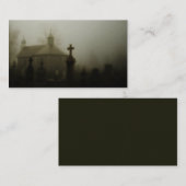 Gothic Graveyard Visitenkarte (Vorne/Hinten)