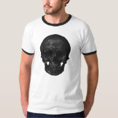 Gothic Gray Skull T-Shirt (Vorderseite)