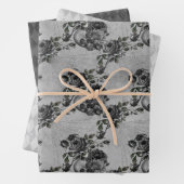 Gothic Gray Stone Skull Geschenkpapier Set (Beispiel)