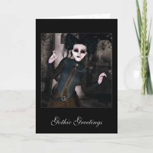 Gothic Greetings Karte (Vorderseite)