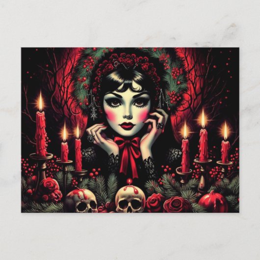 Gothic Greetings Postkarte (Vorderseite)