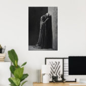 Gothic Grim Reaper Wall Art Dark Academia Poster (Heimbüro)