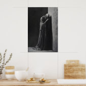 Gothic Grim Reaper Wall Art Dark Academia Poster (Küche)