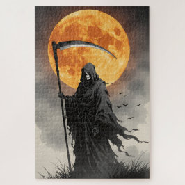 Gothic Grim Sensenmann Puzzle