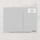 Gothic Grunge Doll Postcard Postkarte (Rückseite)