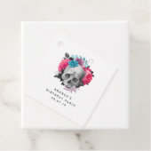 Gothic Grunge Floral Skull Geschenkanhänger (Beispiel)