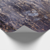 Gothic Grunge Indigo  Geschenkpapier (Ecke)