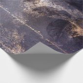 Gothic Grunge Indigo  Geschenkpapier (Ecke)