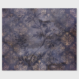 Gothic Grunge Indigo  Geschenkpapier