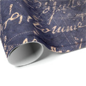 Gothic Grunge Indigo  Geschenkpapier (Rolleneckpunkt)