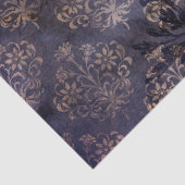 Gothic Grunge Indigo  Seidenpapier (Detail)